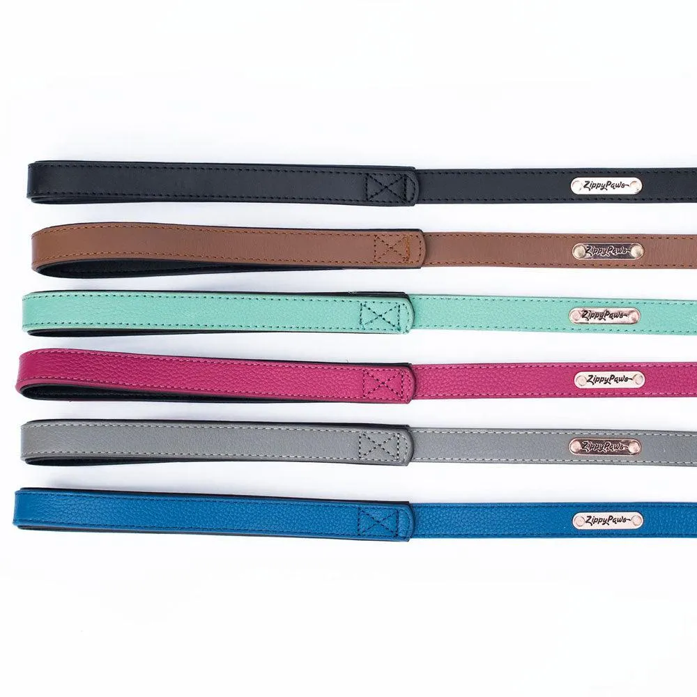 5 ft Genuine Leather Leash - 3 Colors