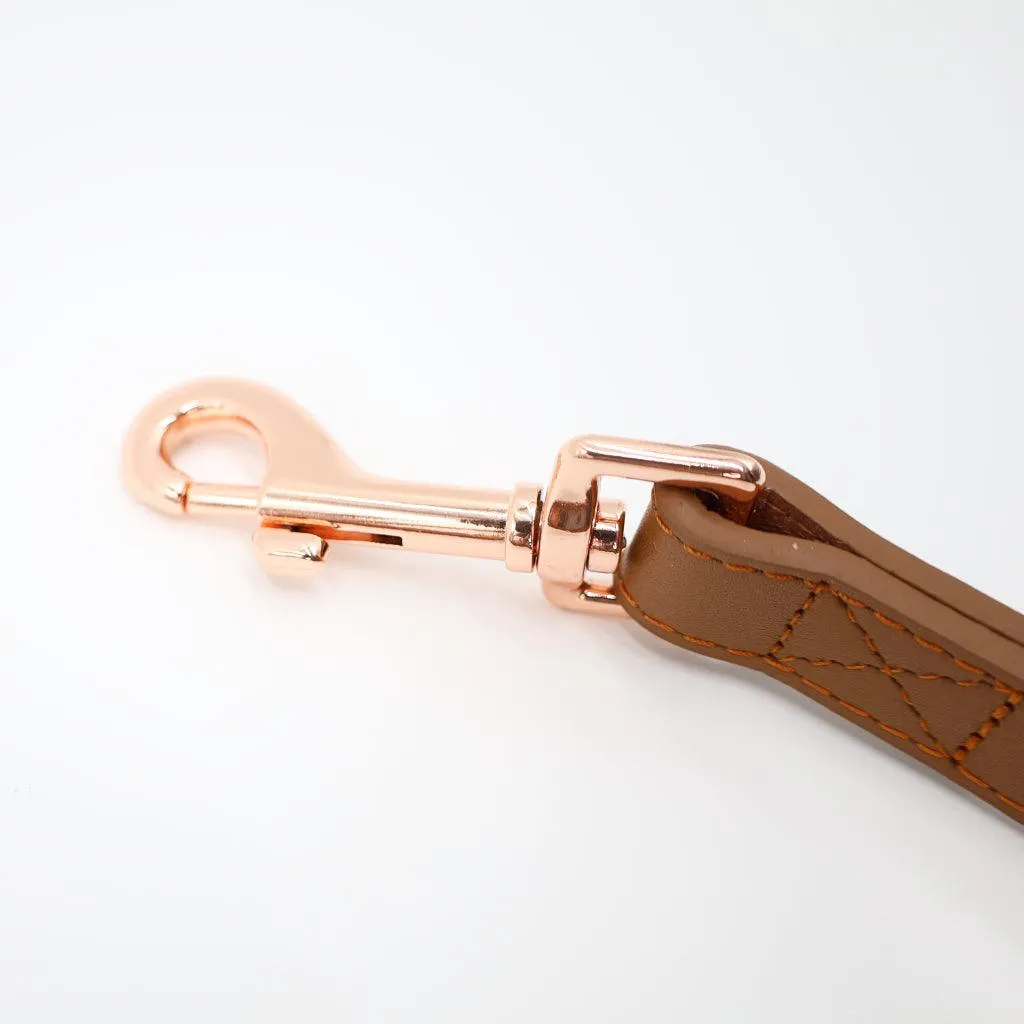 5 ft Genuine Leather Leash - 3 Colors