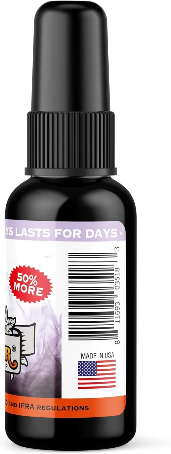 BluntPower (Lavender, 1 Pack) Concentrated Air Freshener for Room and Car Spray - Oil-Based Diffuser Spray Bottle - Long-Lasting Bathroom Spray, Car Freshener, & Odor Eliminator Spray