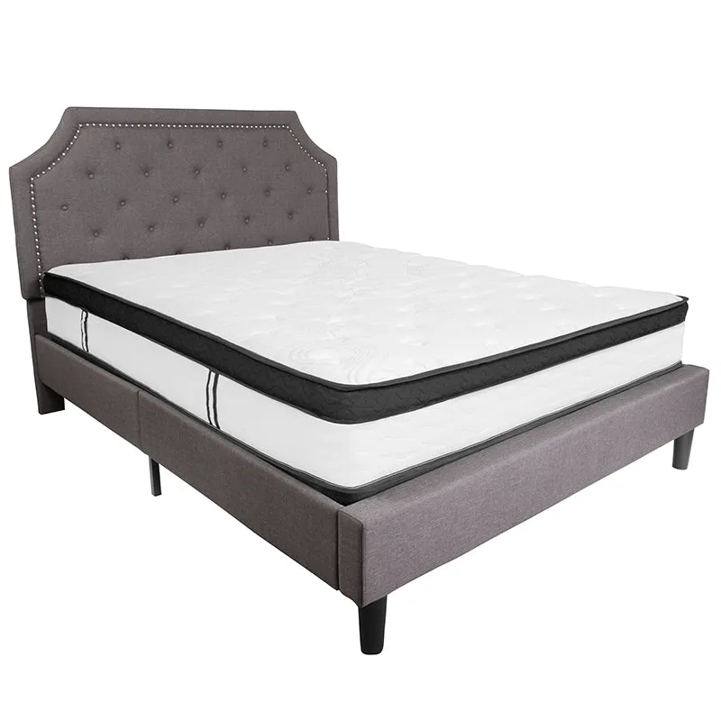 Capri Comfortable Sleep 12 Inch CertiPUR-US Certified Memory Foam & Pocket Spring Mattress, Twin Mattress in a Box