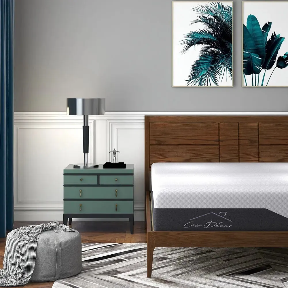Casa decor memory foam luxsleep mattress cool gel 25cm depth firm