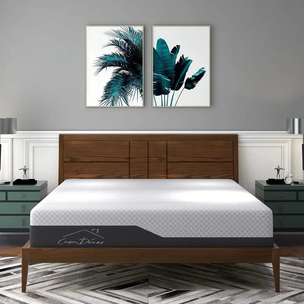 Casa decor memory foam luxsleep mattress cool gel 25cm depth firm