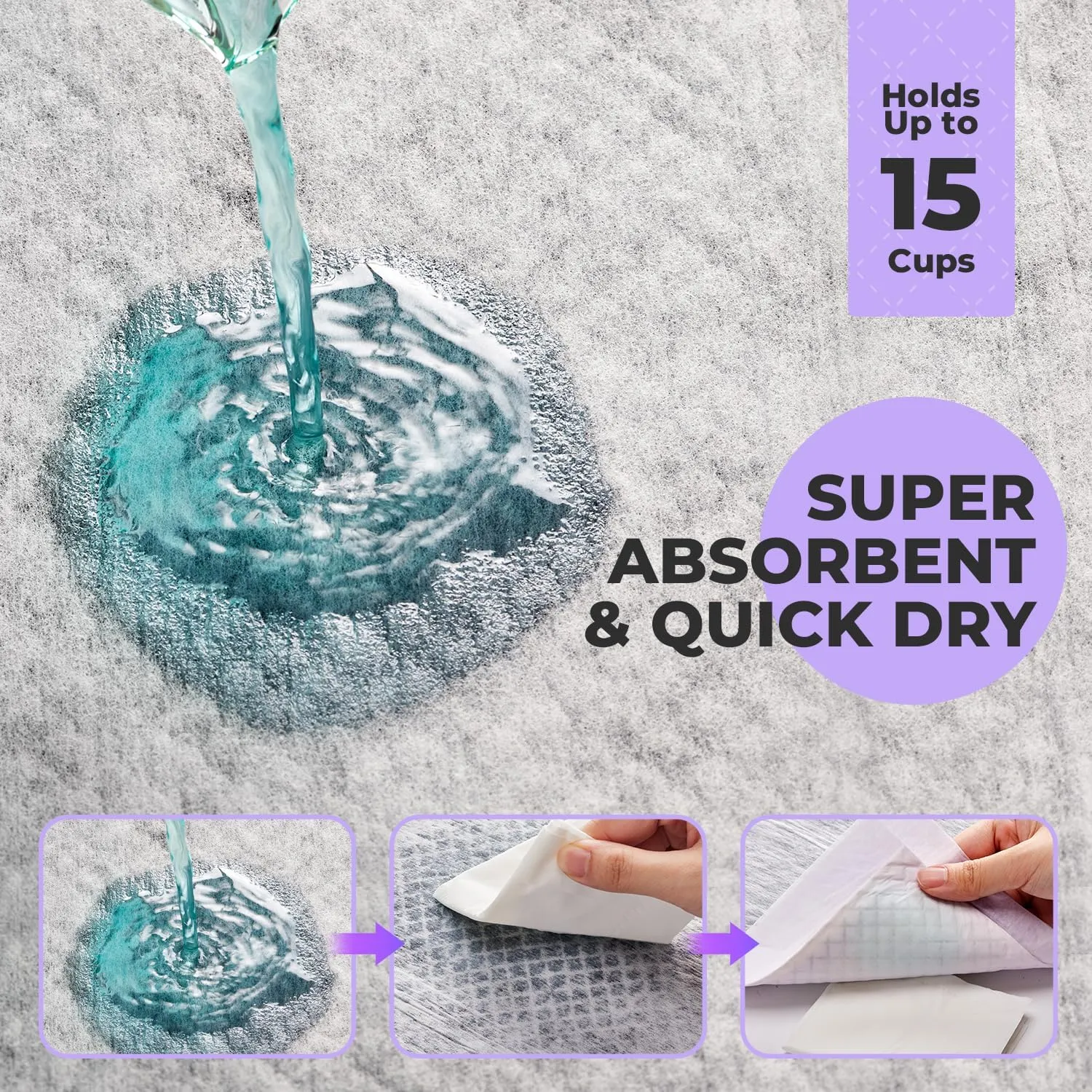 Cat Pads Refills for Litter Box: Cat Litter Mat for Tidy Cats Breeze Litter System - Thickened 6-Layer Super Absorbent Breeze Pads - 16.9" X 11.4" Activated Carbon Odor Control - Pack of 40