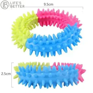 Dog Puppy Soft Rubber Chew Ring
