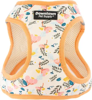 Downtown Pet Supply Step in Dog Harness for Small Dogs No Pull, Large, Floral - Adjustable Harness with Padded Mesh Fabric and Reflective Trim - Buckle Strap Harness for Dogs