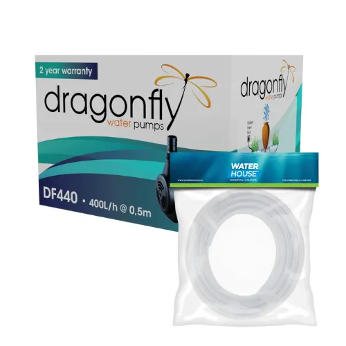 DRAGONFLY POND & FOUNTAIN PUMP 500L/H 0.9M MAX HEAD & 3 CORE PLUG