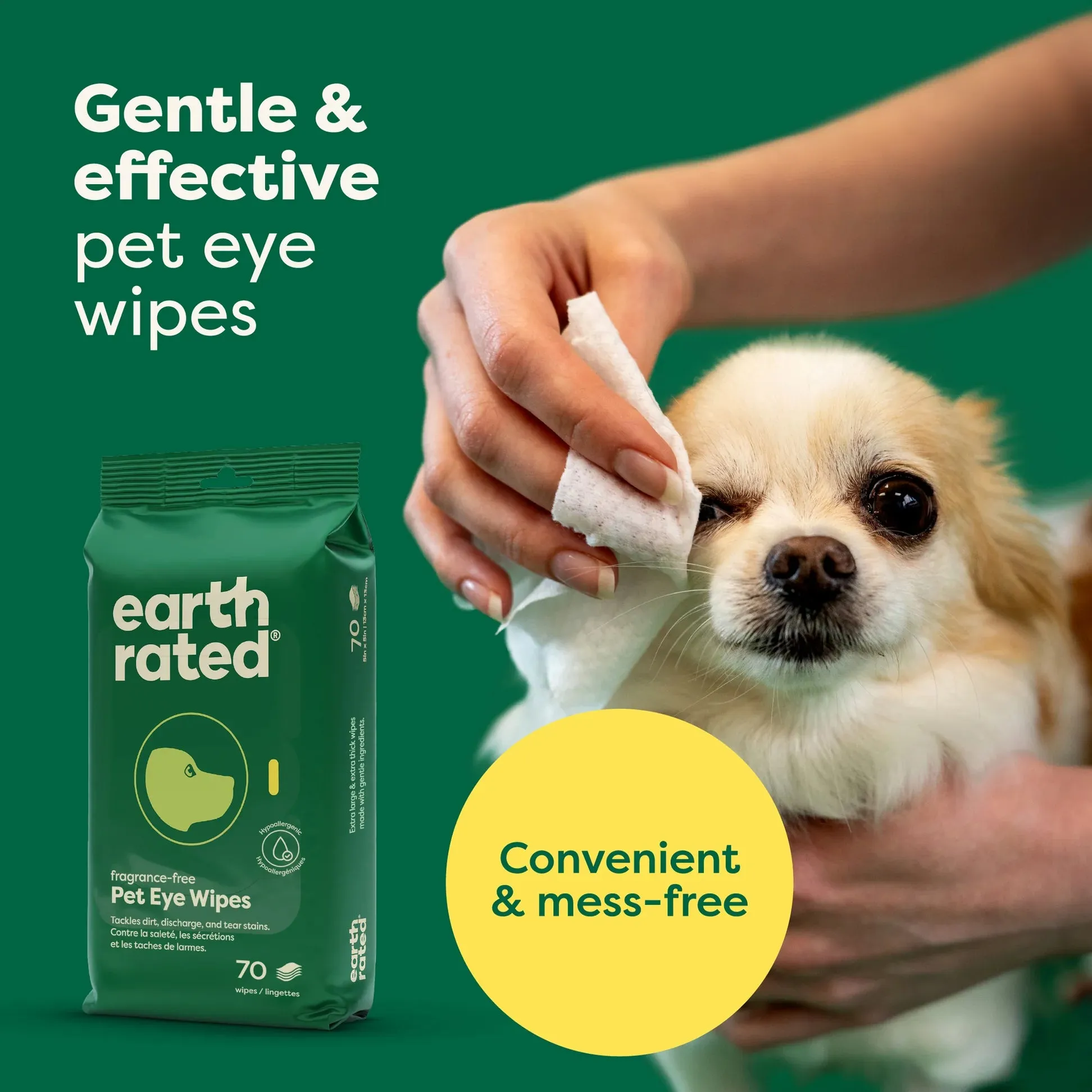 Earth Rated Dog Eye Wipes