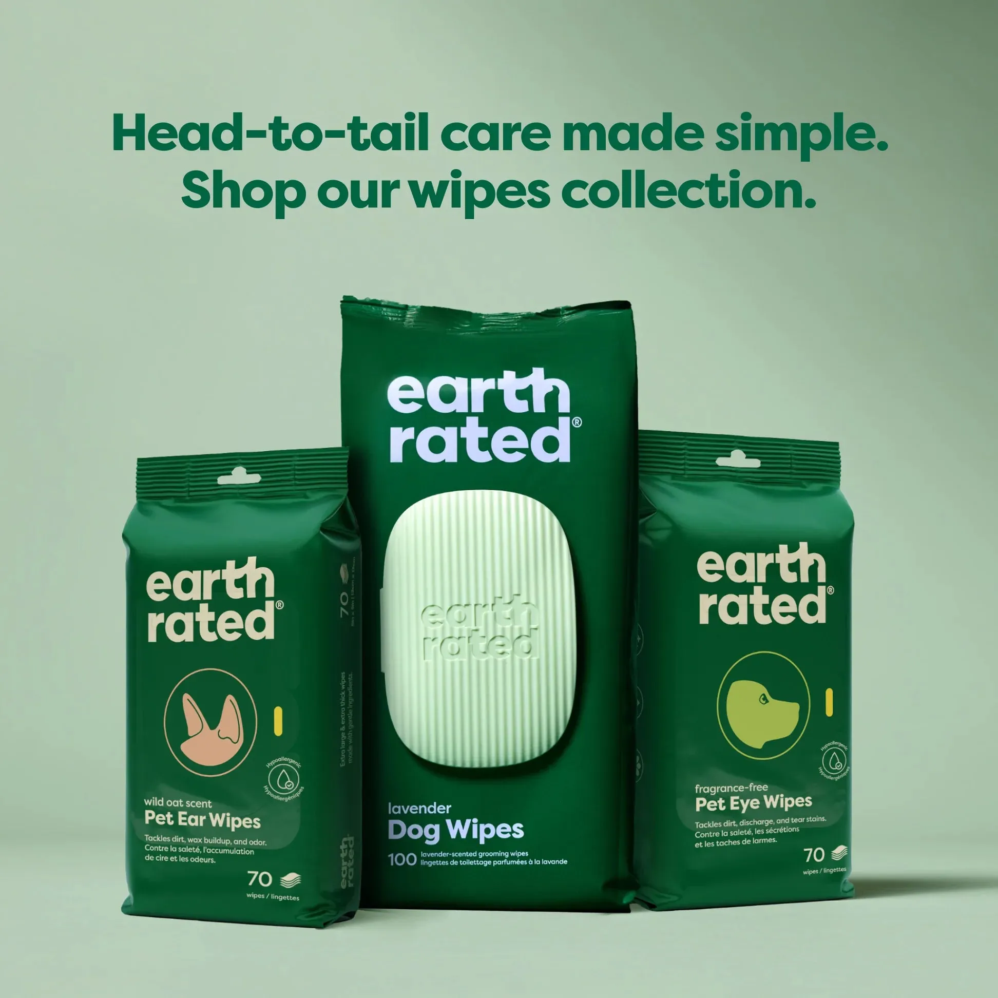 Earth Rated Dog Eye Wipes