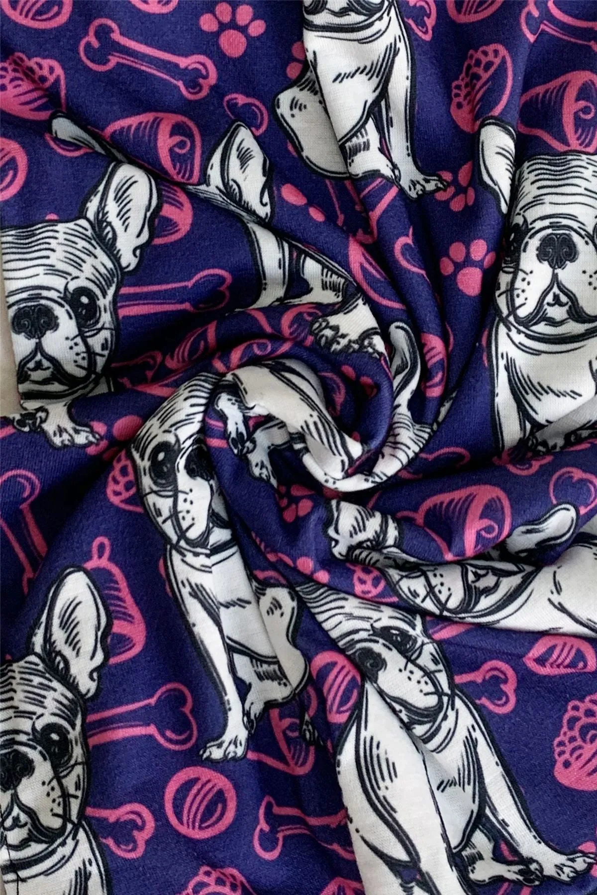 Fun French Bulldog Print Snood