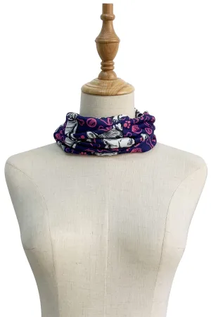Fun French Bulldog Print Snood