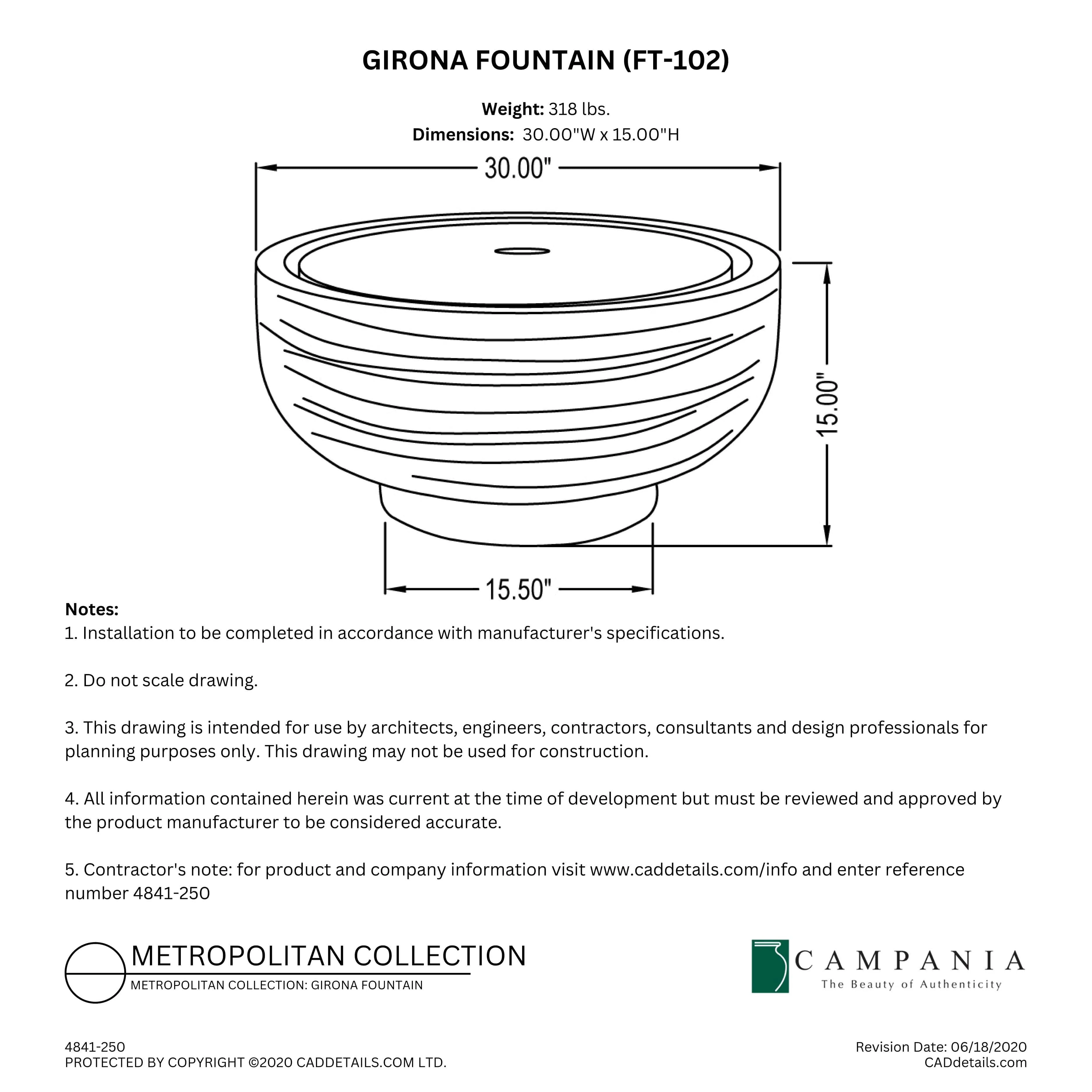 Girona Fountain Campania International