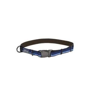 K9 Explorer® Reflective Adjustable Dog Collar, Blue Large