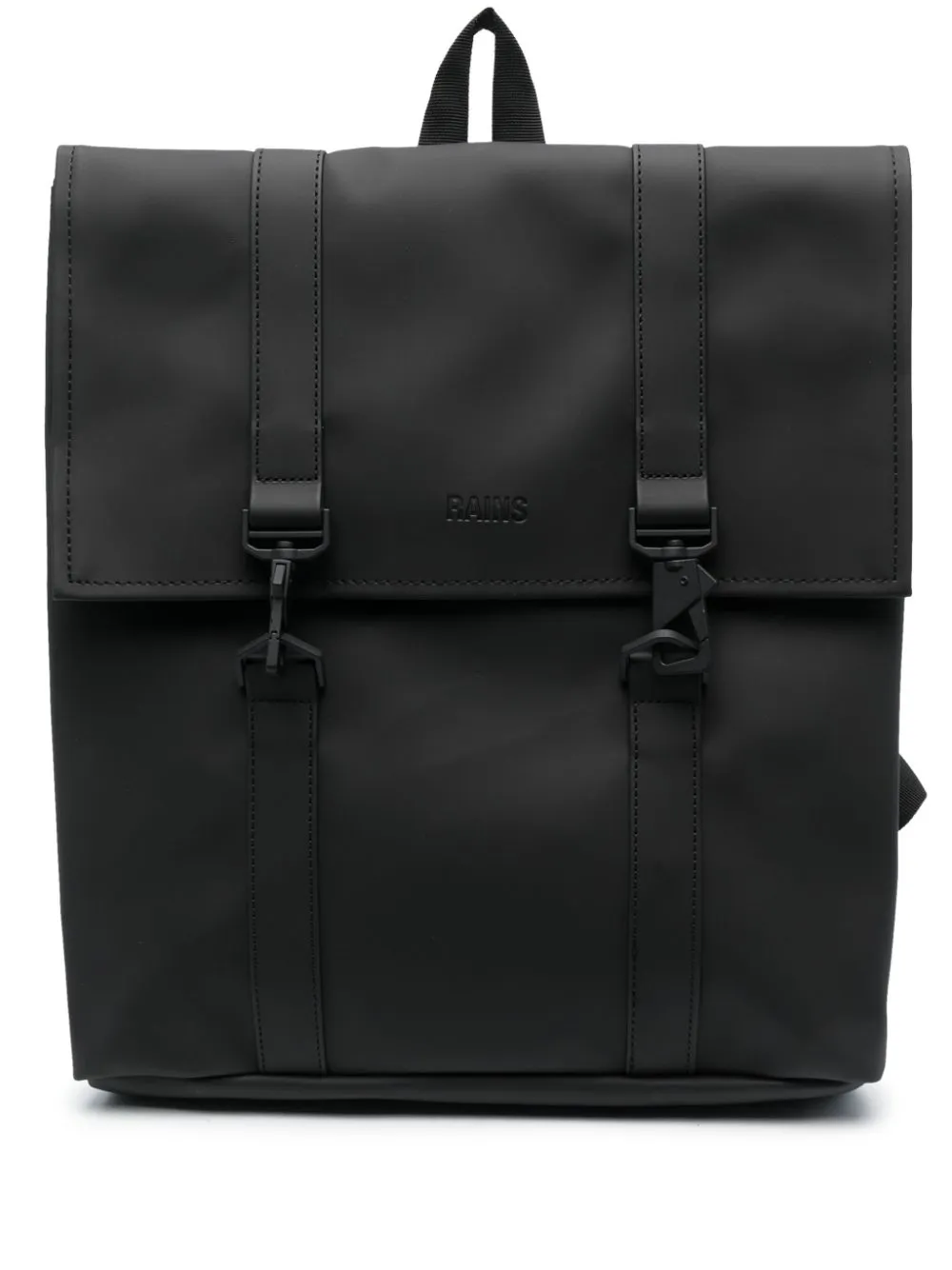 MSN logo-debossed backpack