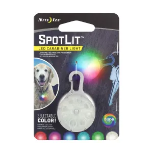Nite Ize SGS-07S-R6 SpotLit LED Carabiner Light with Disc-O Select