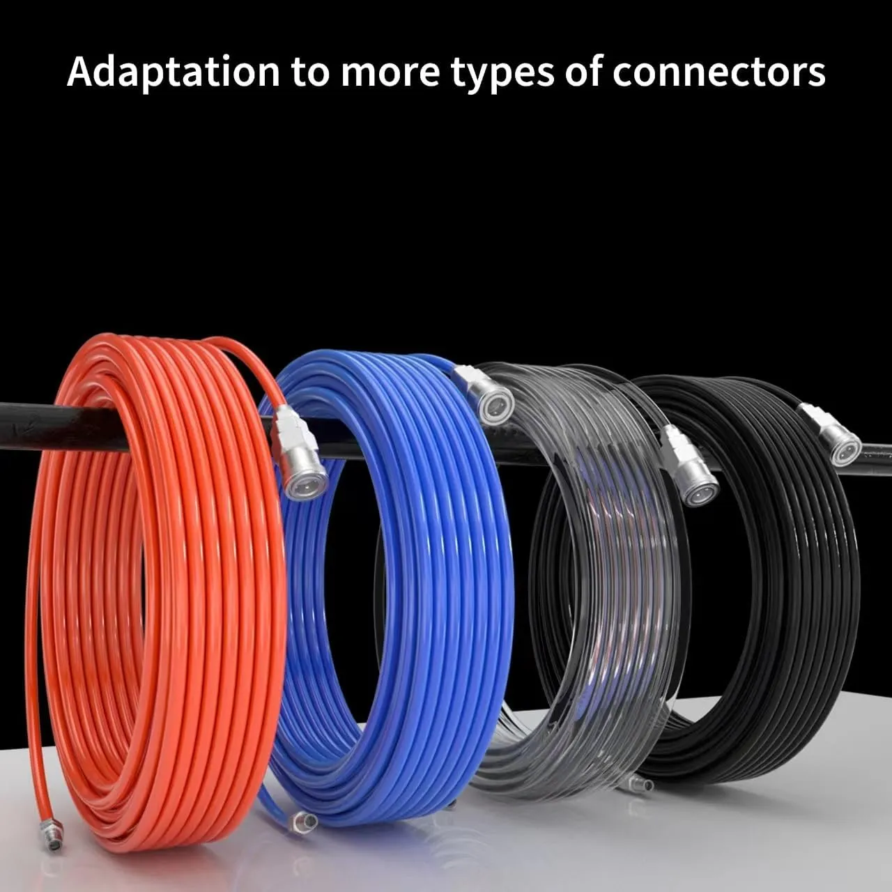 Orange 4mm Air Line Industrial PU Trachea Air Intake Hose Line Kit Fitting Tools - 10M/32.8Ft Chew-Resistant Hose for Farmland Drip Systems