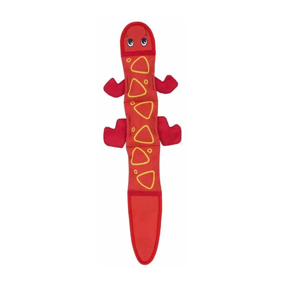 Outward Hound® Fire Biterz® Lizard Dog Toys Red Color Large