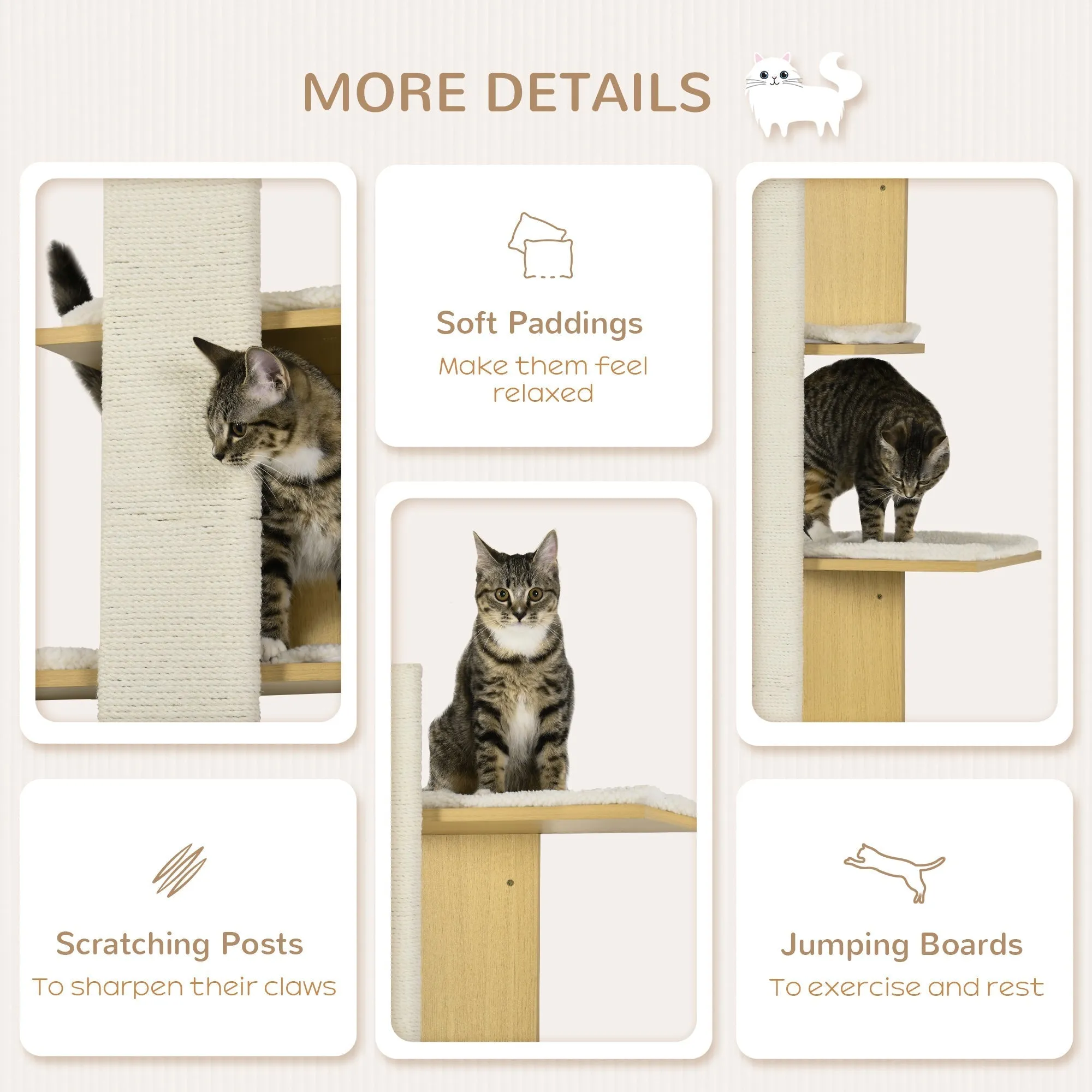 PawHut Cat Tree for Indoor Cats