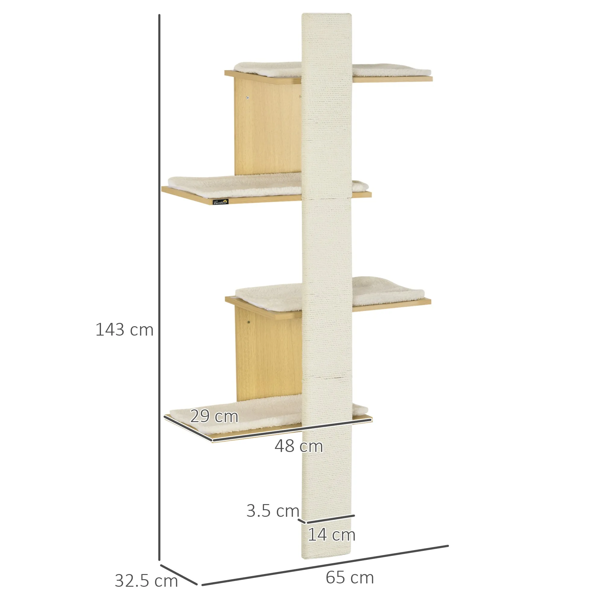 PawHut Cat Tree for Indoor Cats