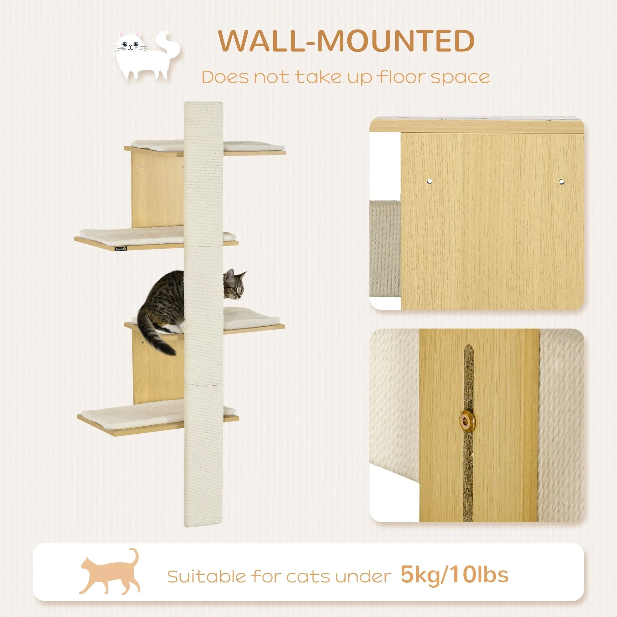 PawHut Cat Tree for Indoor Cats
