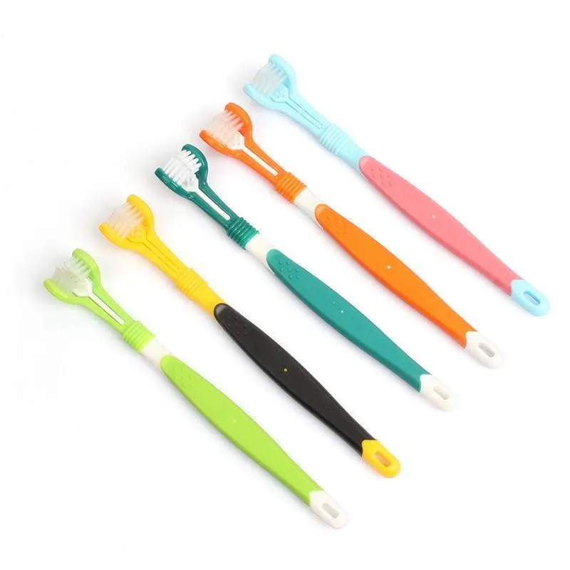 Pet ThreeHead Multi-angle Toothbrush