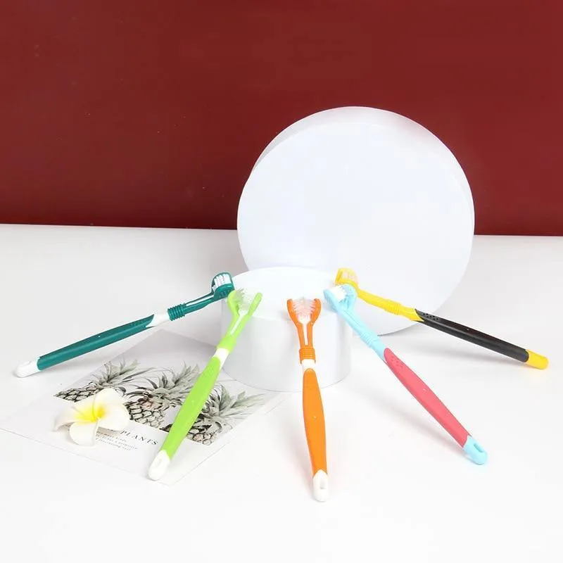 Pet ThreeHead Multi-angle Toothbrush