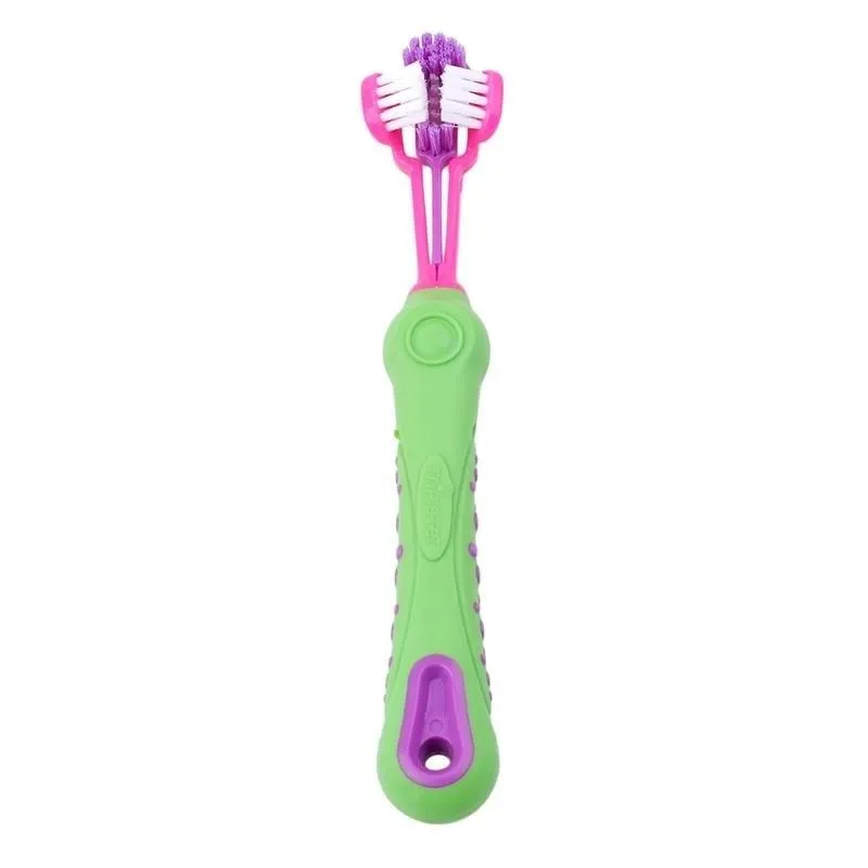Pet Toothbrush - Three Sided