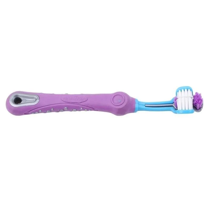 Pet Toothbrush - Three Sided