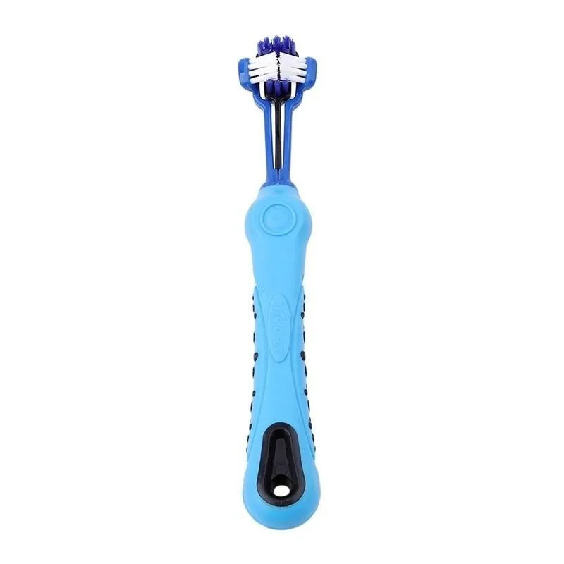 Pet Toothbrush - Three Sided