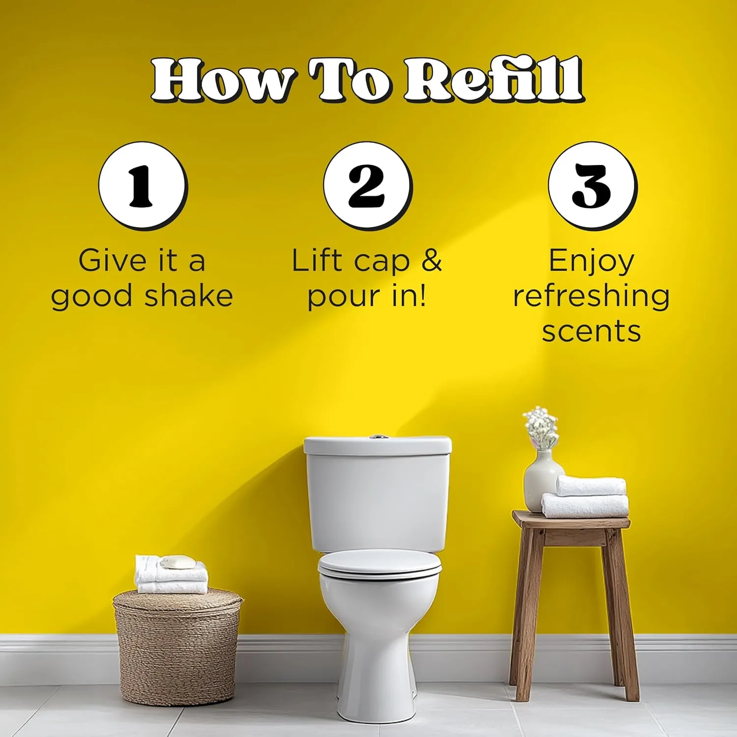 Poo-Pourri Before-You-Go Toilet Spray, Original Citrus, Refill Bottle 16 Fl Oz - Lemon, Bergamot and Lemongrass