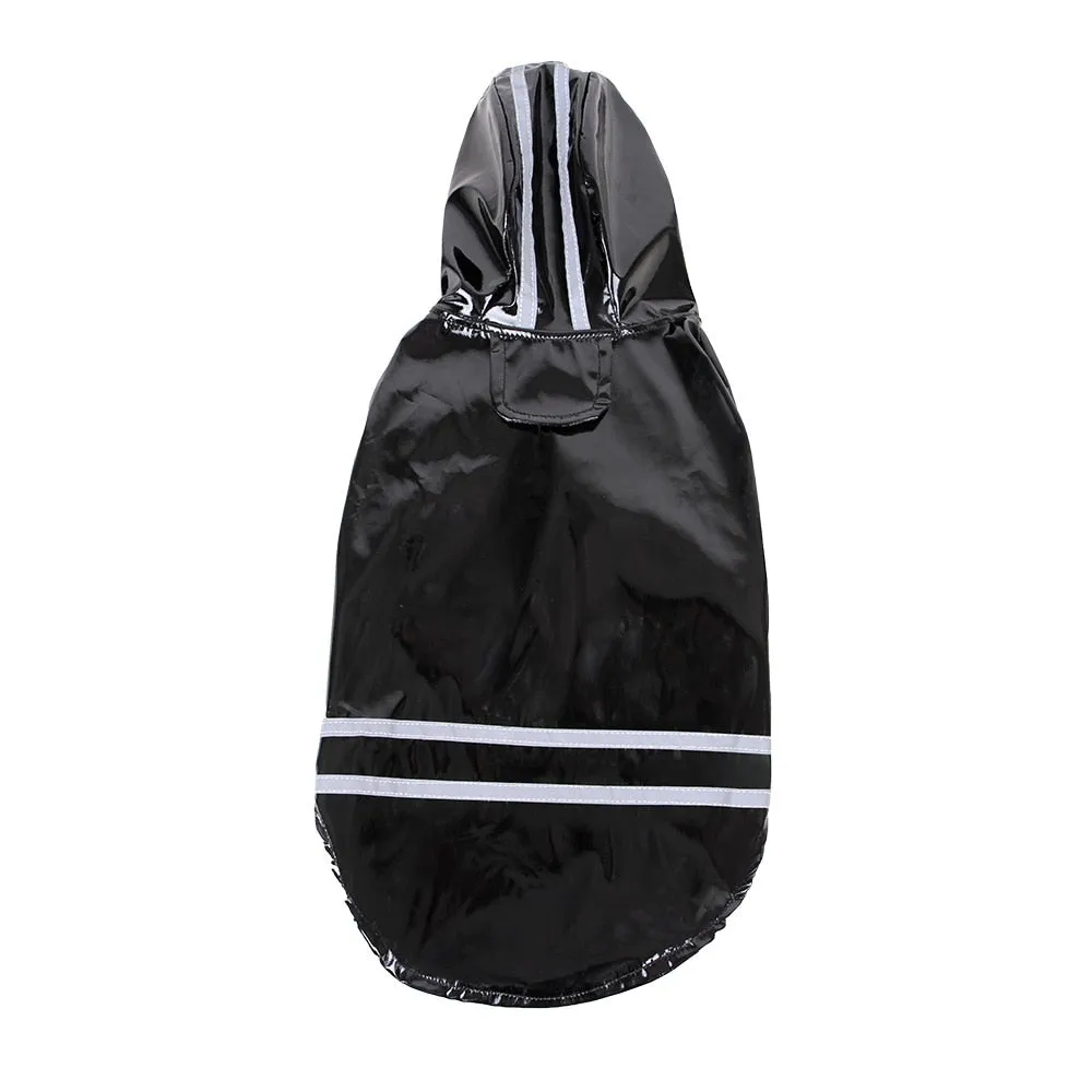 Puppy Pet Rain Coat Hoody Waterproof Jackets PU