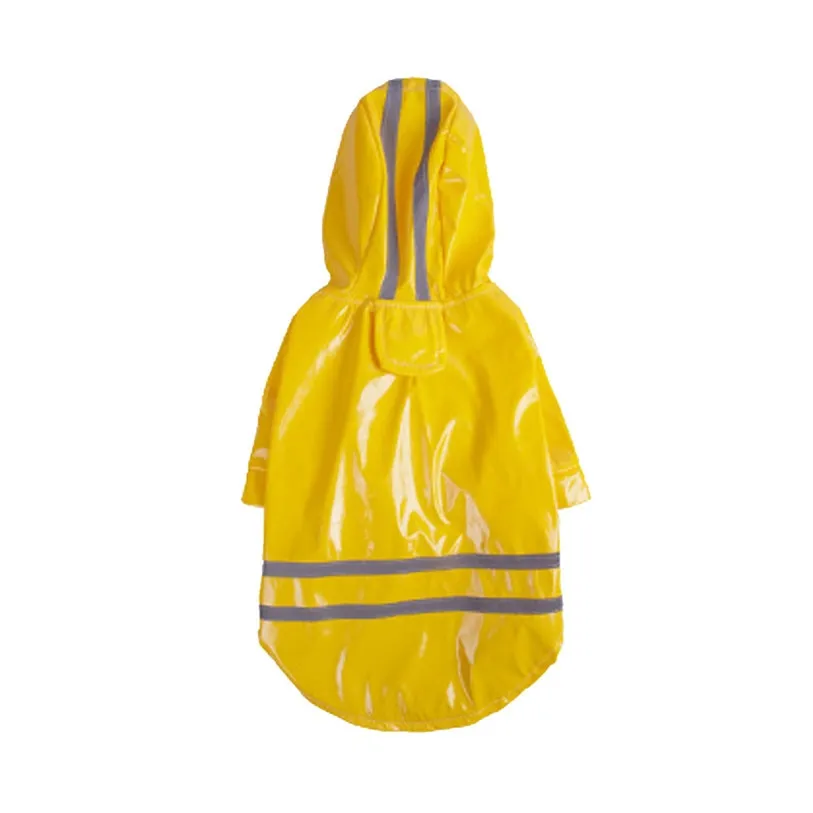 Puppy Pet Rain Coat Hoody Waterproof Jackets PU