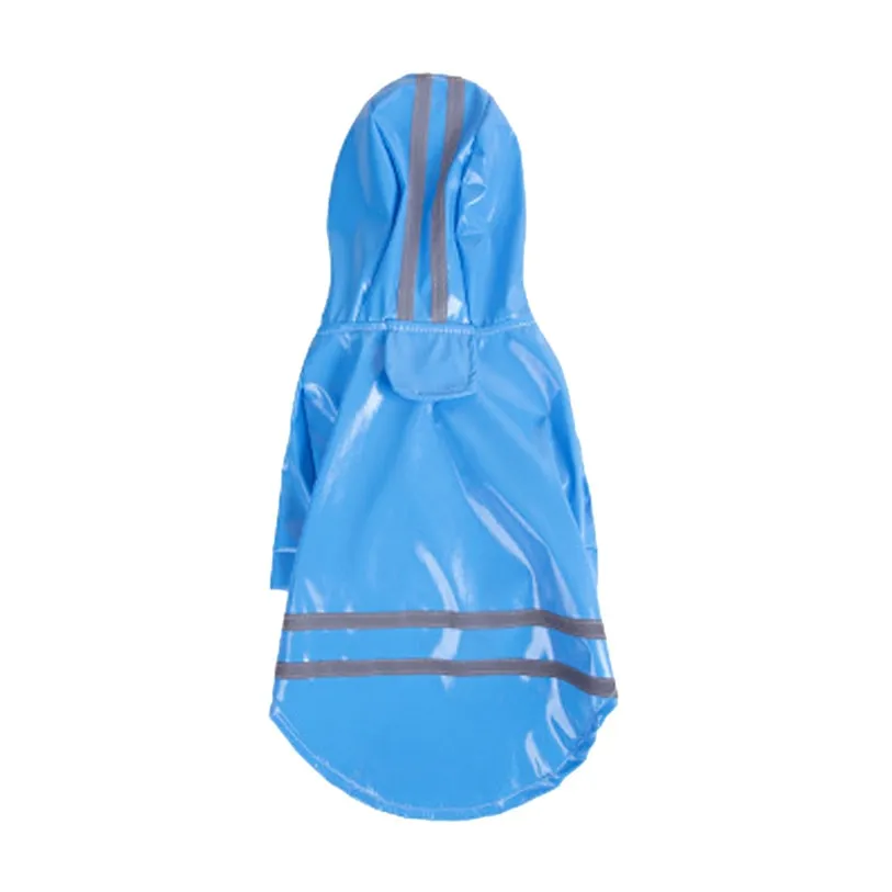 Puppy Pet Rain Coat Hoody Waterproof Jackets PU