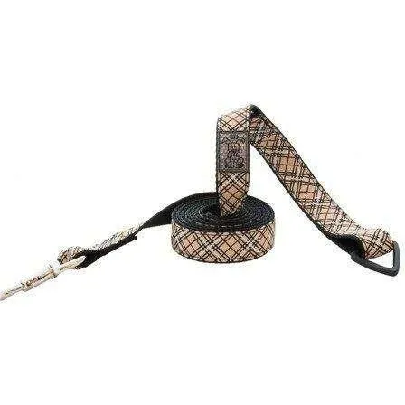 RC Dog Leash Pattern Tan Tartan