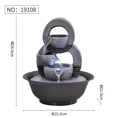 Resin Decorative Fountains Indoor Water Fountains