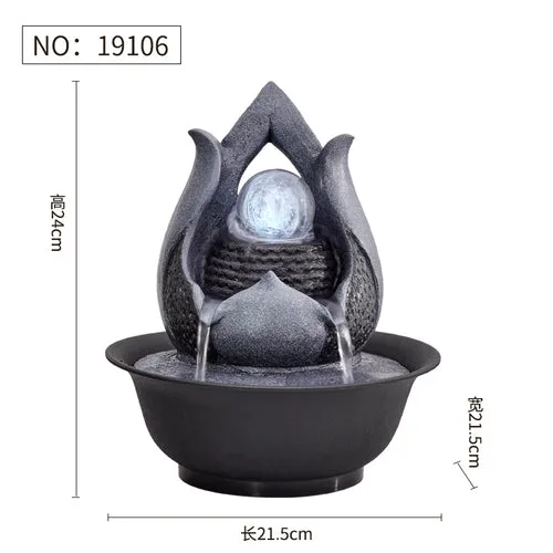 Resin Decorative Fountains Indoor Water Fountains