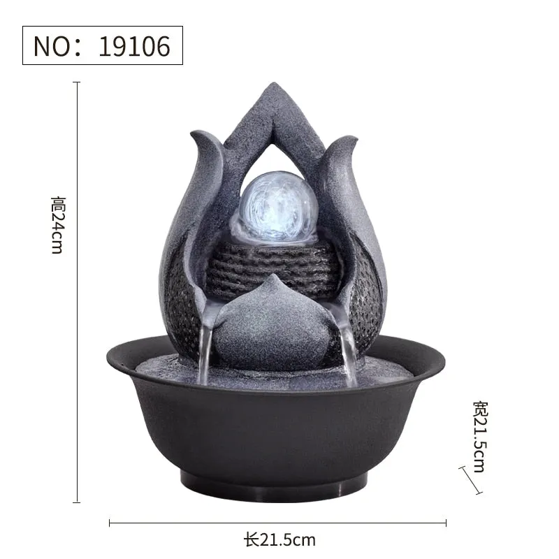 Resin Decorative Fountains Indoor Water Fountains