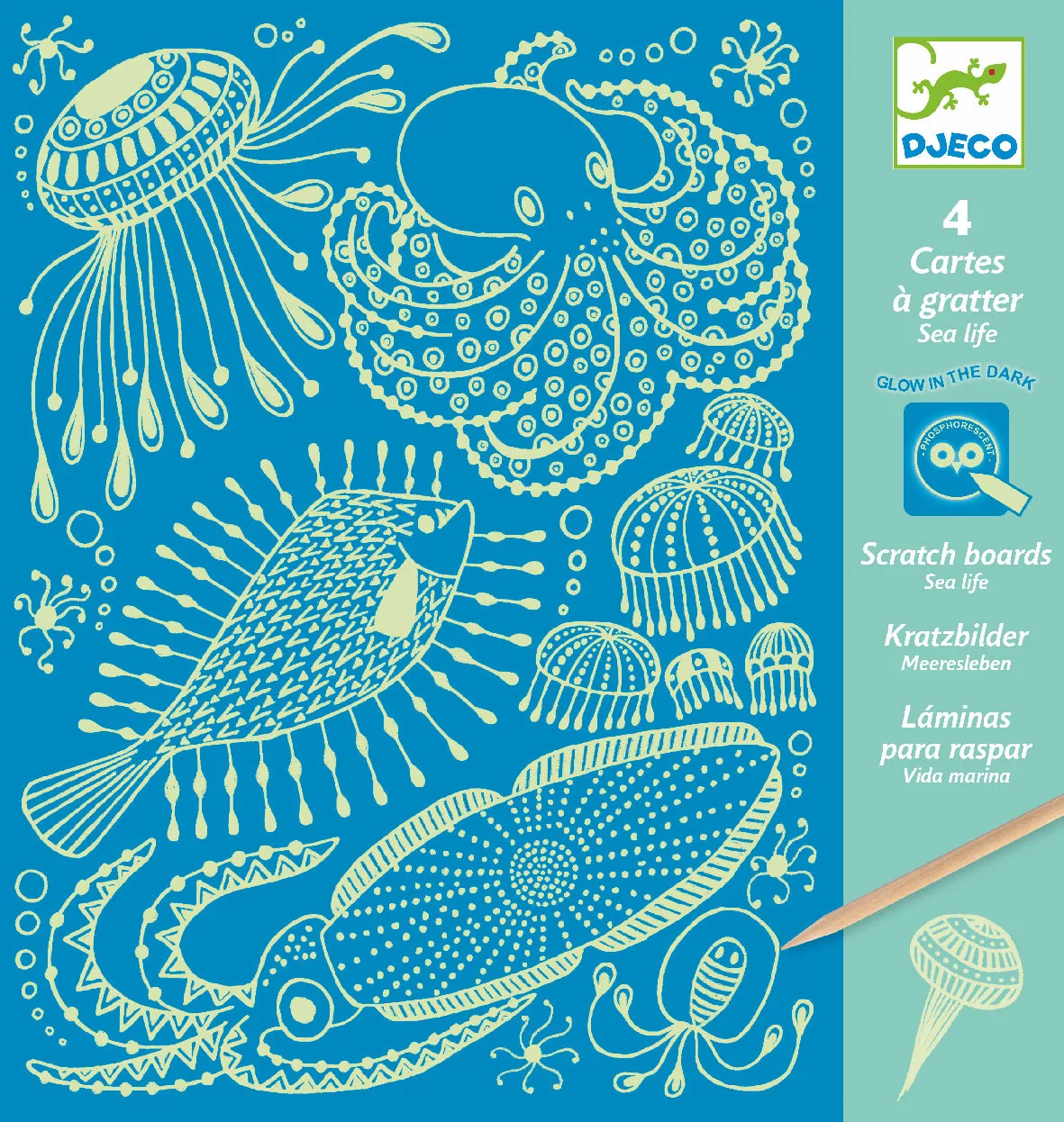 Sea Life Scratch Boards