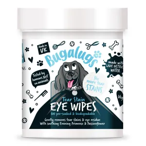 Tear Stain Eye Wipes for Dogs 100 Pre-soaked & Biodegradable Wipes