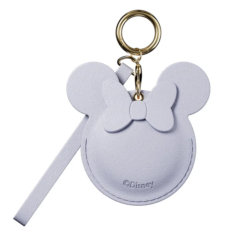 UKA Disney Keychain Leather Case for Apple AirTag with Lanyard
