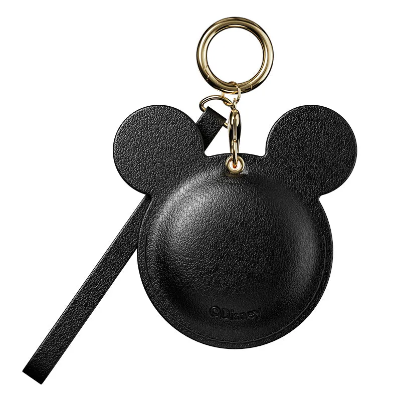 UKA Disney Keychain Leather Case for Apple AirTag with Lanyard