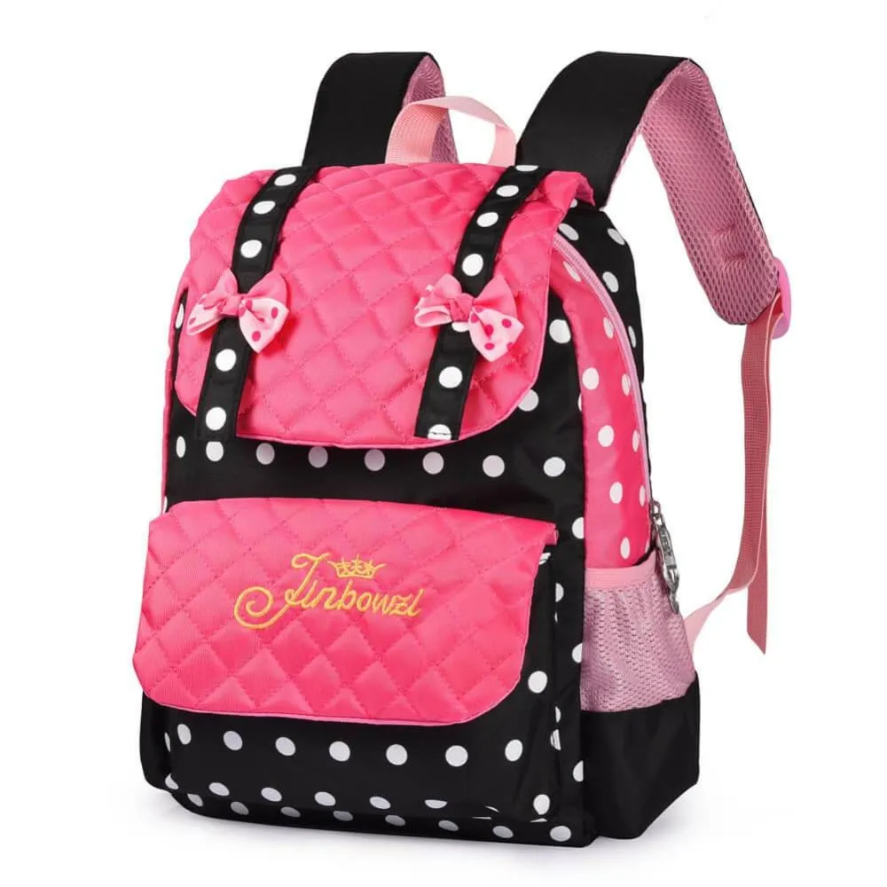 Vbiger Casual School Bag Nylon Shoulder Daypack Children School Backpacks for Teen Girls