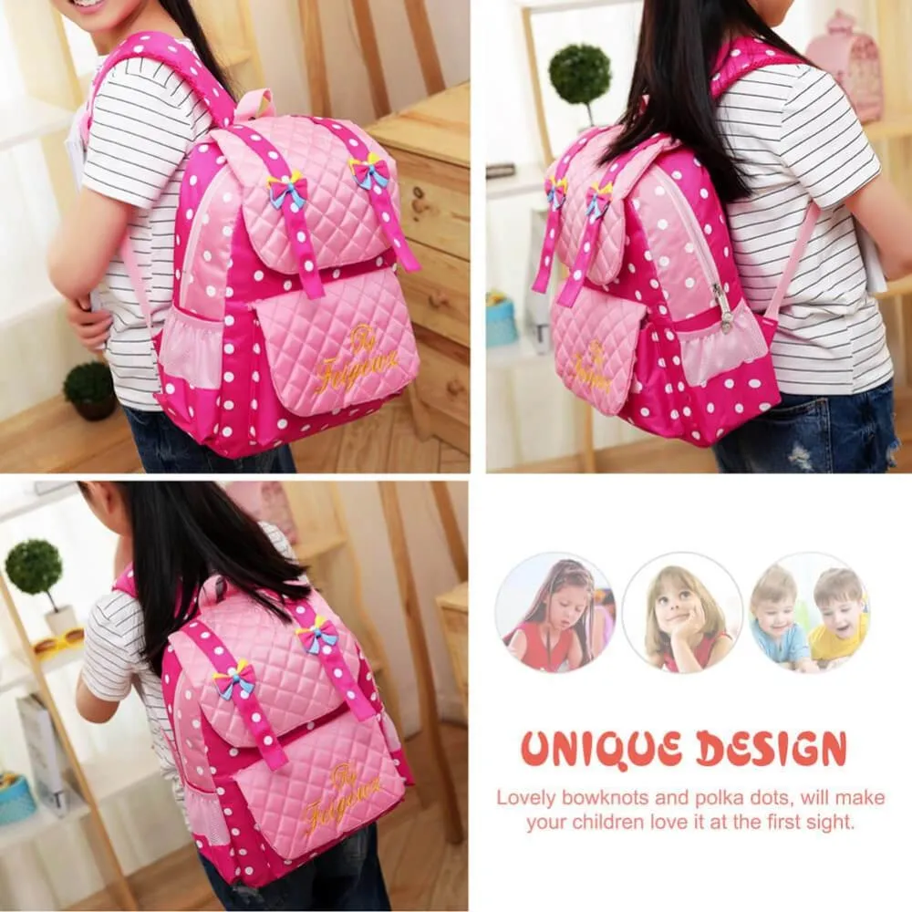 Vbiger Casual School Bag Nylon Shoulder Daypack Children School Backpacks for Teen Girls
