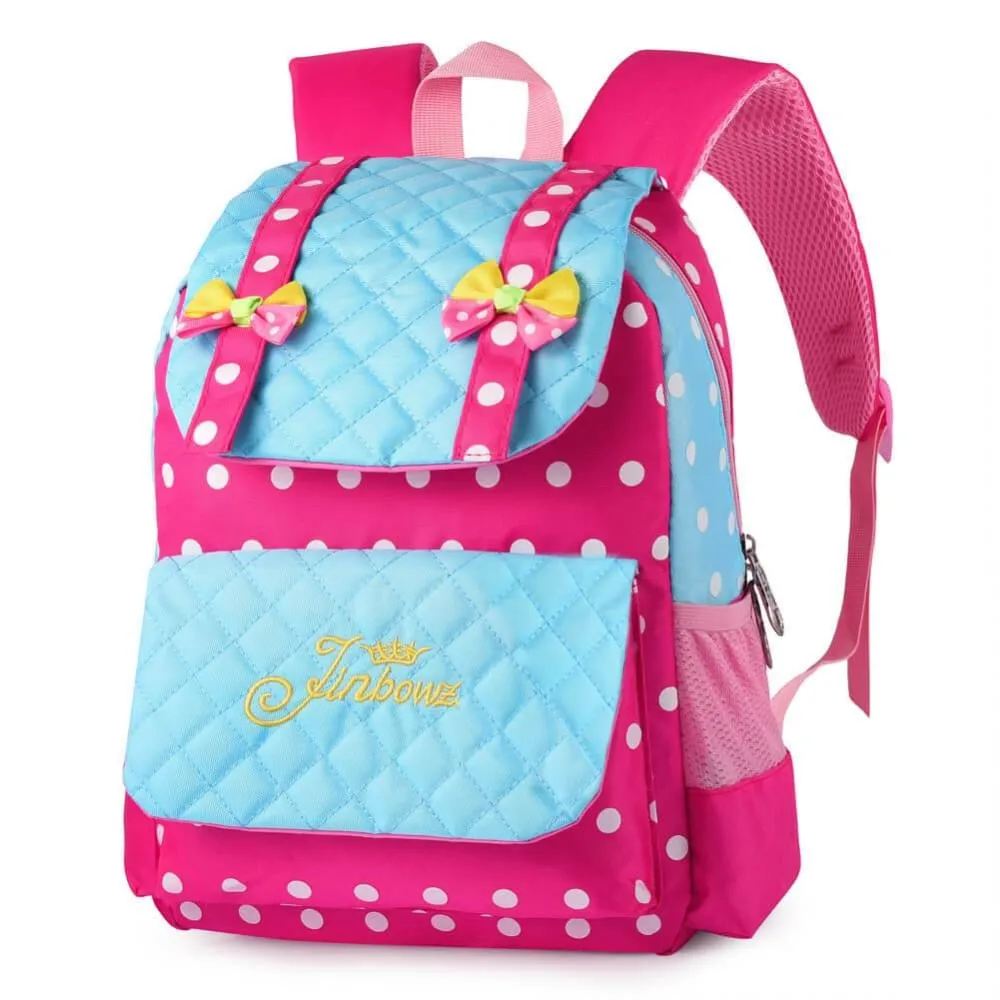 Vbiger Casual School Bag Nylon Shoulder Daypack Children School Backpacks for Teen Girls