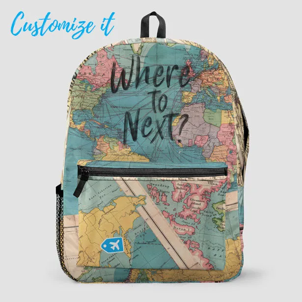 Where To Next? - Backpack